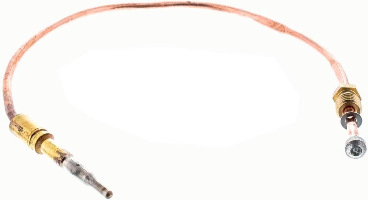 Verwarming Thermokoppel - Gasklep Sensor - Hoofdverwarming Onderhoud - Gladde Aansluiting - 300 mm Lengte - Metaal
