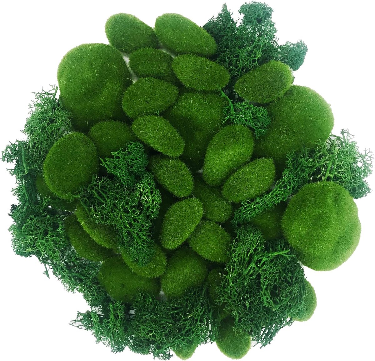 Groene schuimballen, 30 stuks, 3 maten, groene schuimballen, 30 g, groen schuim, voor sprookjesachtige tuinen, terraria, of bloemen of andere creatieve kunsten