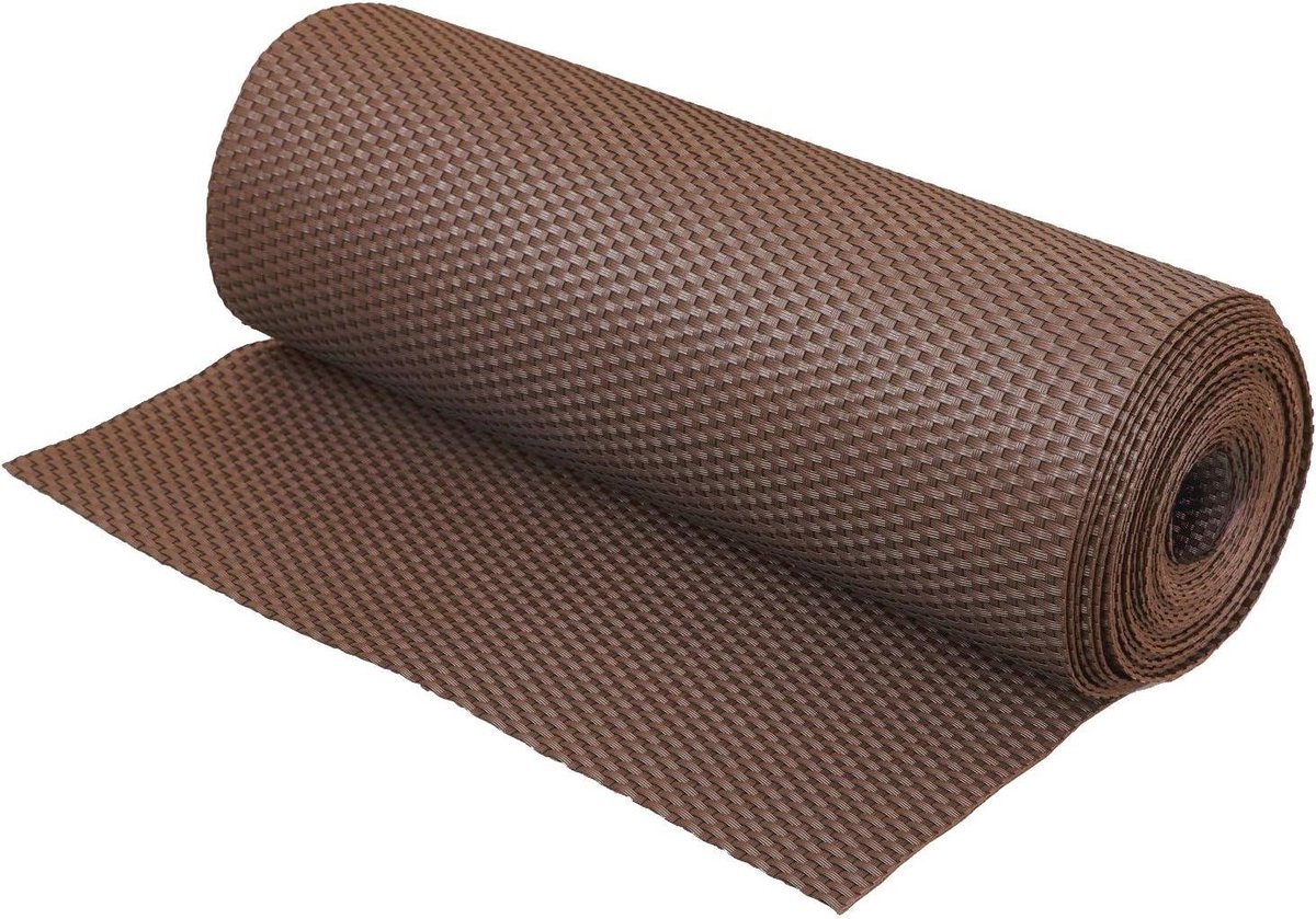 Inkijkbescherming Rotan - Balkonbeslag Scherm - Terras Afschermen - UV- en Weerbestendig - 09 m breed - Lichtbruin