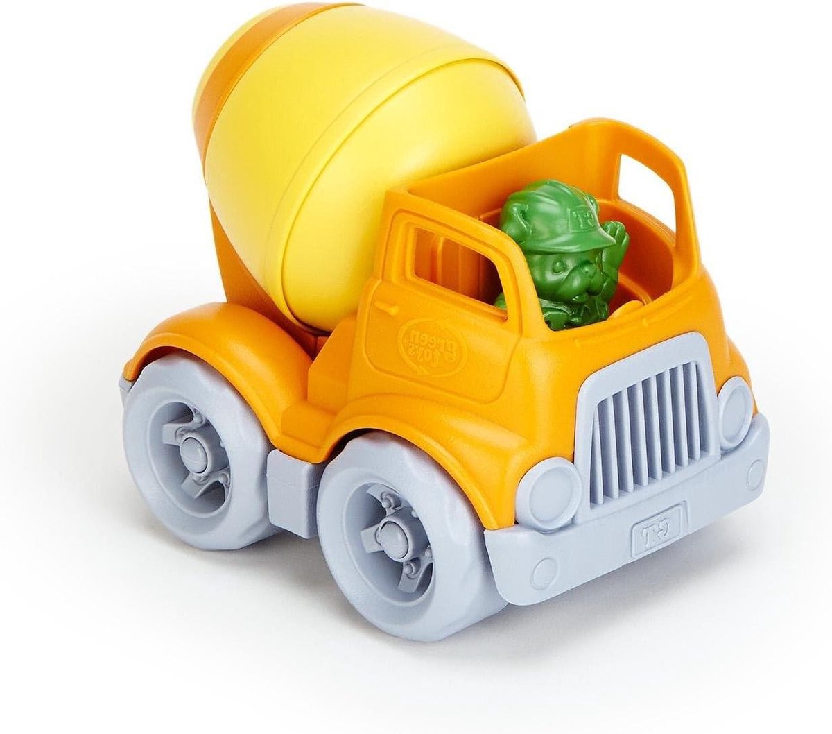 Betonmixer Speelgoed - Bouwvoertuig Kinderen - Binnen en buiten spelen - Gemaakt van gerecycled kunststof - 15 tot 19 cm