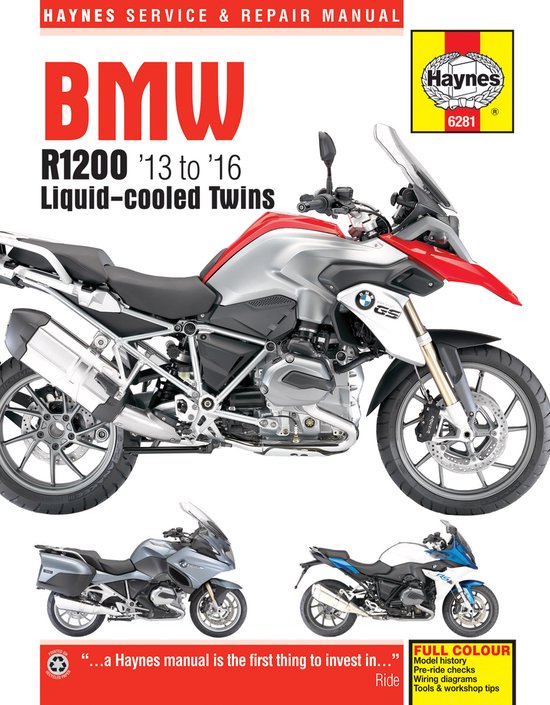 Haynes BMW R1200 '13 to '16 Liquid-Cooled Twins Service and  ... - cover