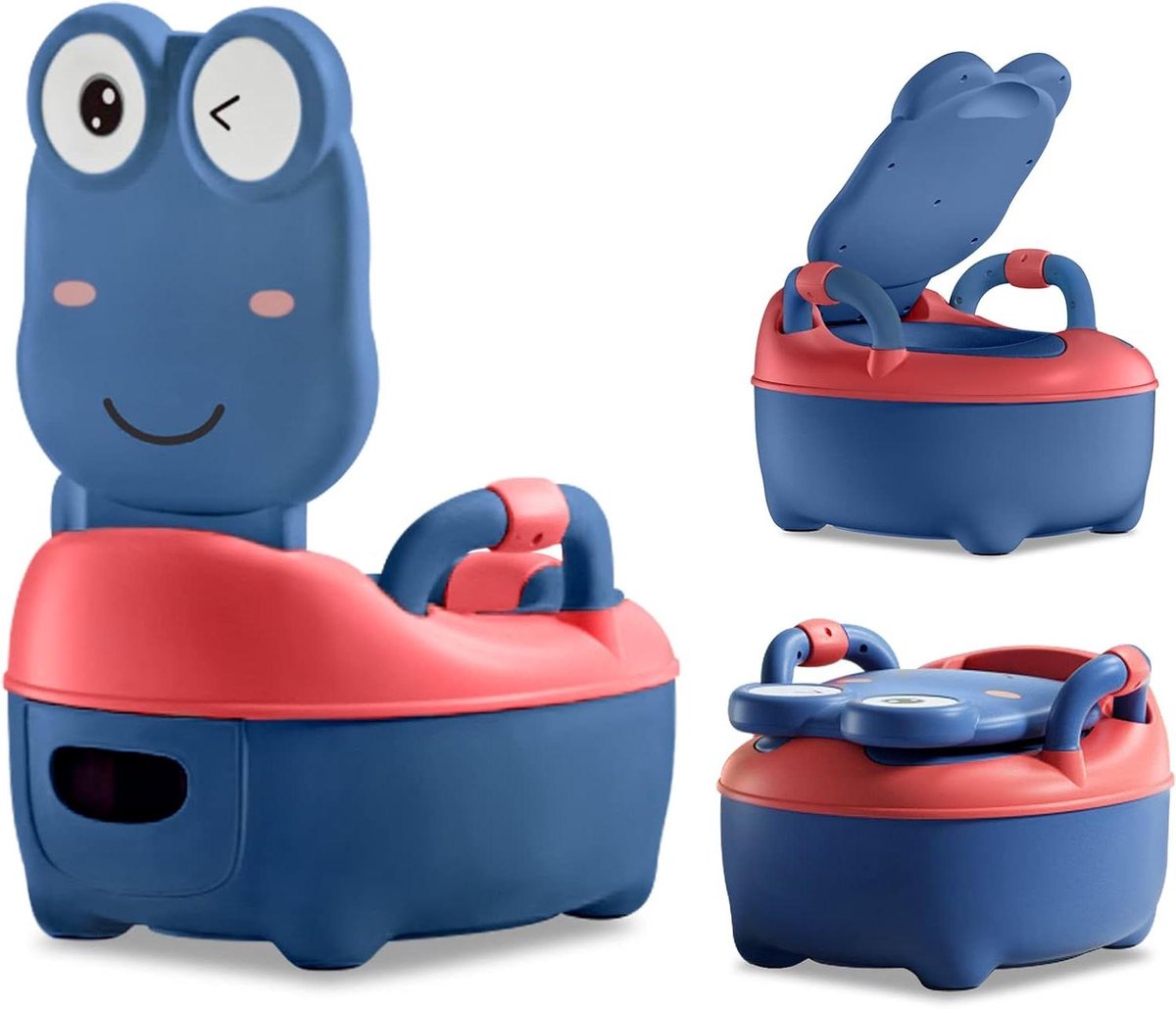 Kinderpotje - Peuter Toilet - Zindelijkheidstraining - Ergonomisch Ontwerp - Normaal Type - Blauw