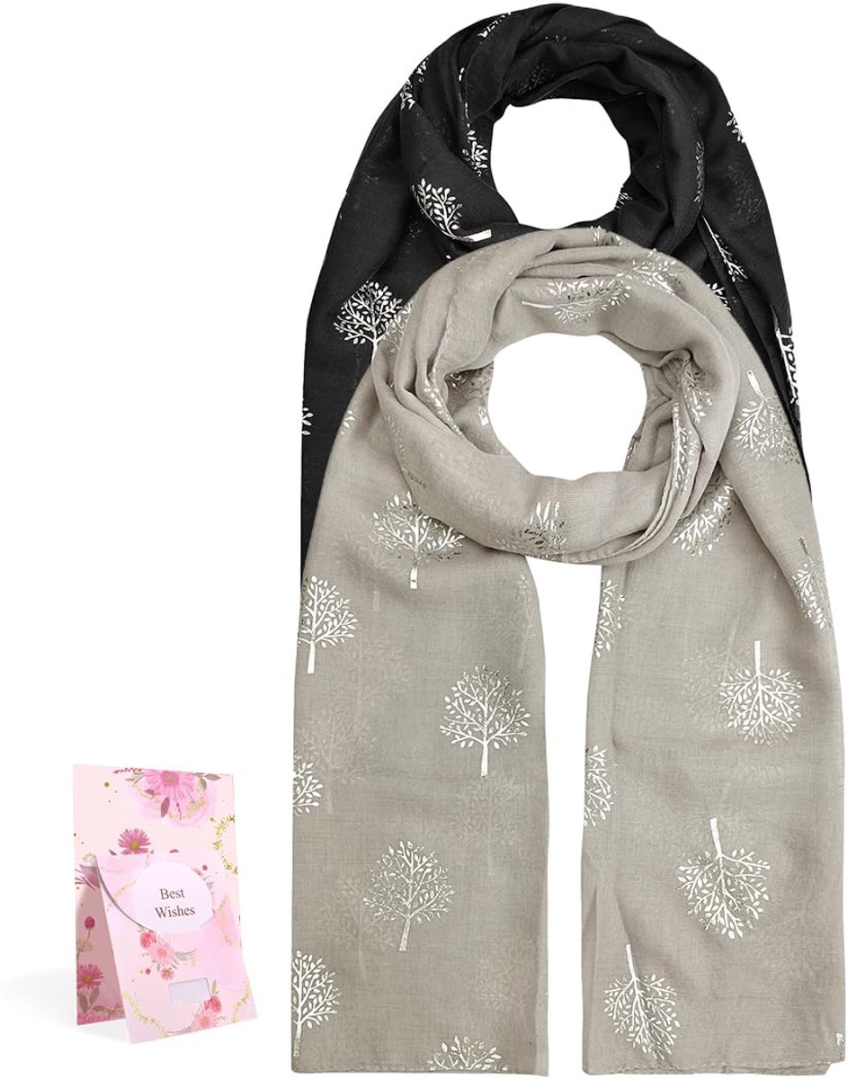 Dames Dames Dames Mode Sjaal Voor Vrouwen Sjaal Moerbei Boom Sjaal Glitter Sjaal Dames Sjaal Pashmina Sjaals Lichtgewicht sjaal - - Een maat