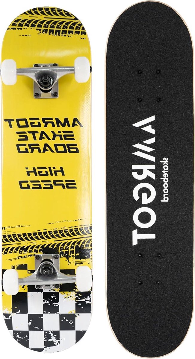 Compleet Skateboard Beginner Board Trick Uitvoeren 7 Lagen Esdoorn 31 x 8 Inch