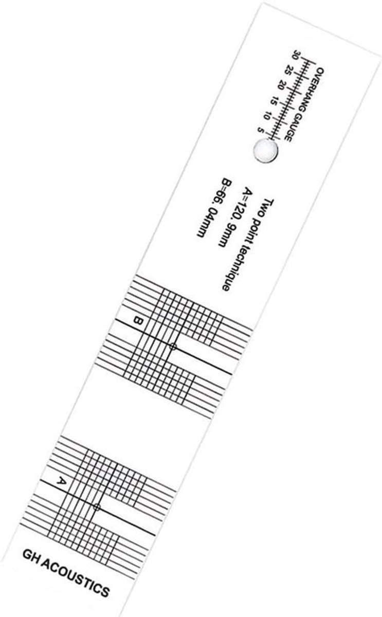 Allecto Plus - Kalibratiehulpmiddel voor draaitafel naaldjustering LP Stylus