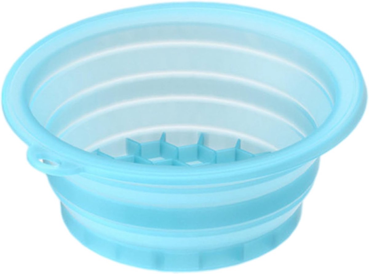 Gezicht Ice Bath - Koud Wasbak - Huidverzorging Thuis - Opvouwbaar Ontwerp - 25x25x3 cm - Blauw