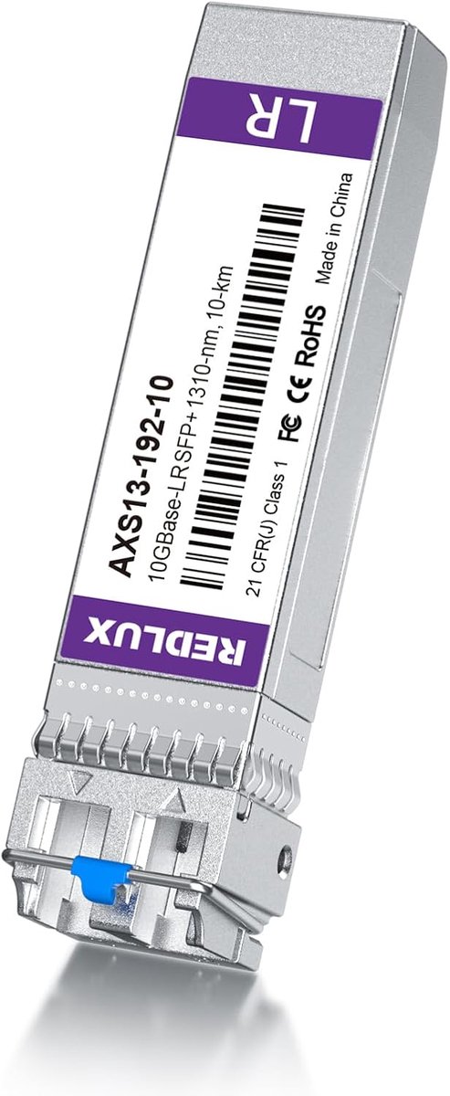 Netwerk Module - Glasvezel Zender - Netwerk Uitbreiding - Singlemode 10KM - 10 Gbps - Zilver