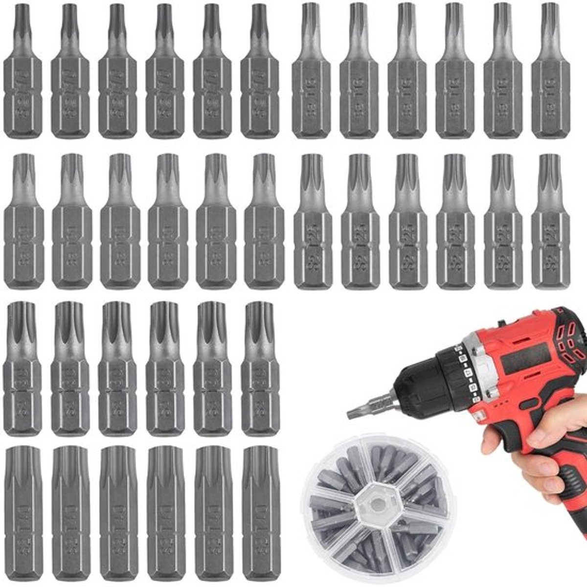 NTHProducts - Duurzaam Torx Bit Set met 42 stukken