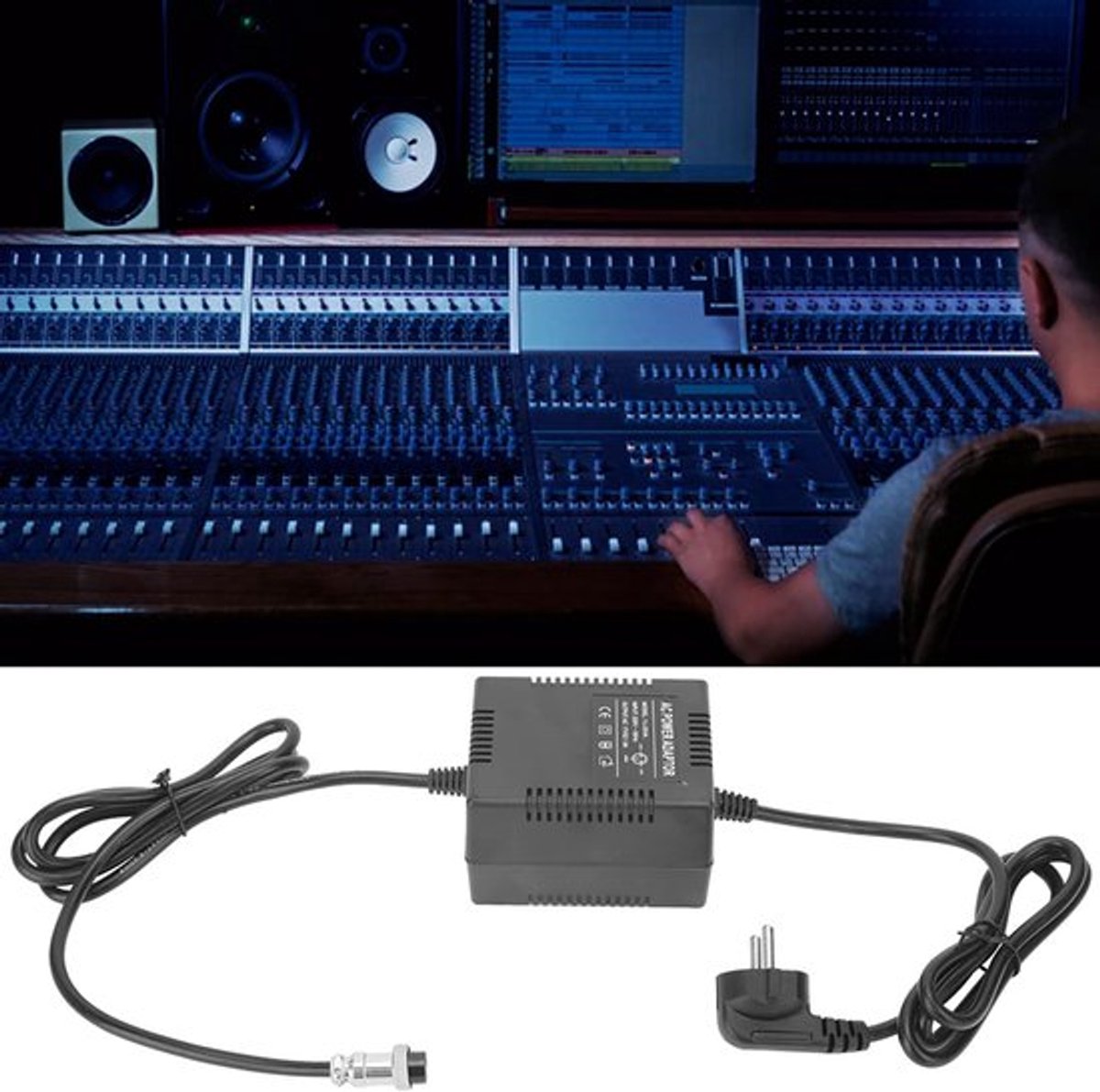 Zeynomax - Mixervoeding - Wisselstroomadapter - 30A 65W - Geschikt voor 10-kanaals