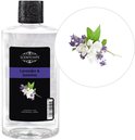 Fles geurolie Lavendel & Jasmijn met een illustratie van lavendel en jasmijn.