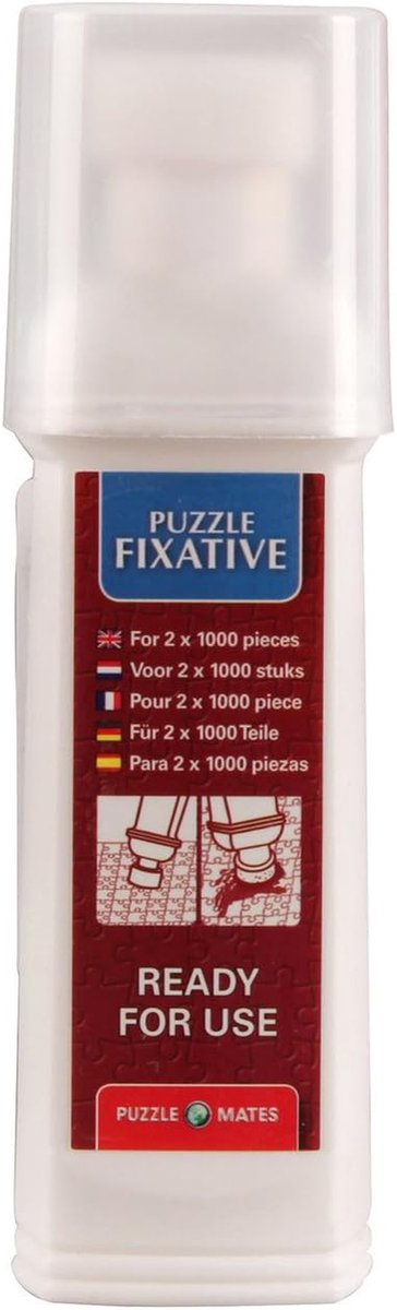 Puzzel Fixeer Kit - Puzzellijm Set - Puzzels Bewaren - Makkelijk In Gebruik - 15 x 12 x 18 cm