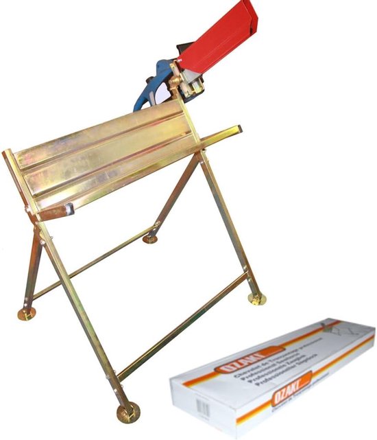 Snijbrug Kettingzaag - Houtklover Ezel - Houtblokken Zagen - Met Kettingzaagsteun - 92 x 86 cm - Metaal — afbeelding 4