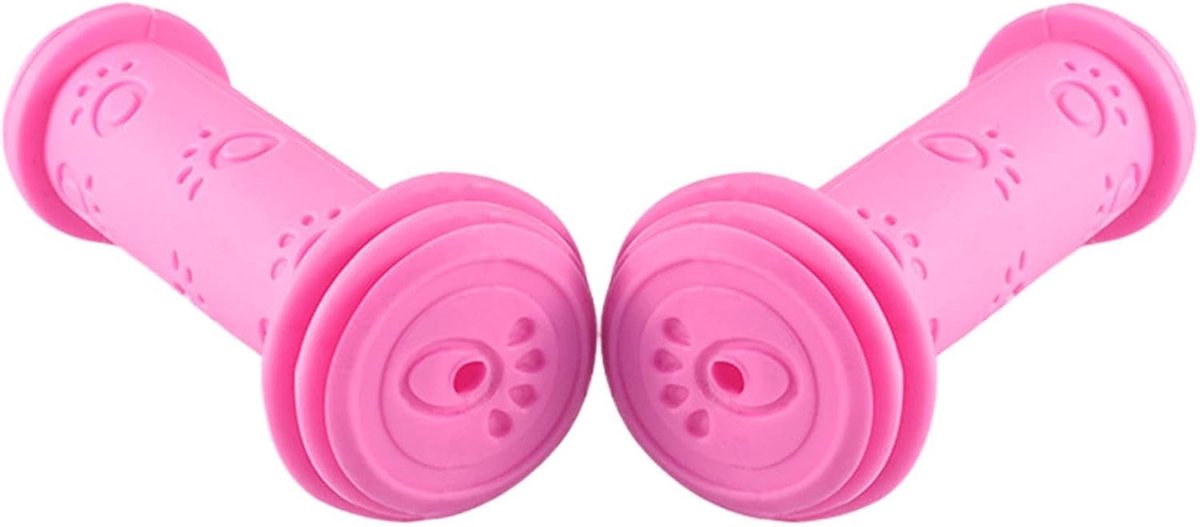 Rubberen Fietsgrepen - Stuurhoes - Comfortabel Fietsen - Antislip Ontwerp - Universeel 22 Mm - Roze