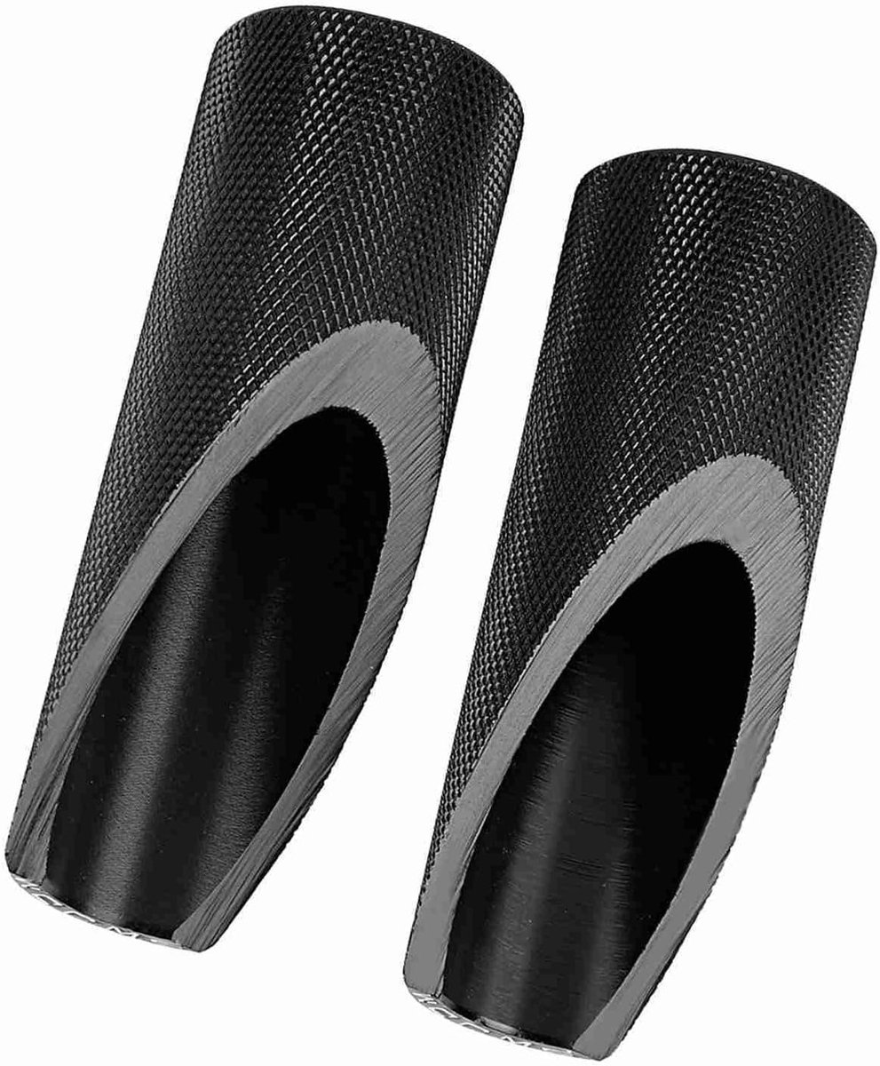 Fietsvoetsteunen - Voetsteunen Fiets - Comfortabel Rijden - Antislip Gekruiste Textuur - 2 STUKS - Zwart