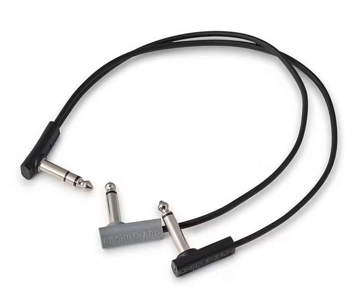 RockBoard Flat Patch Y-Splitter kabel haaks 30 cm