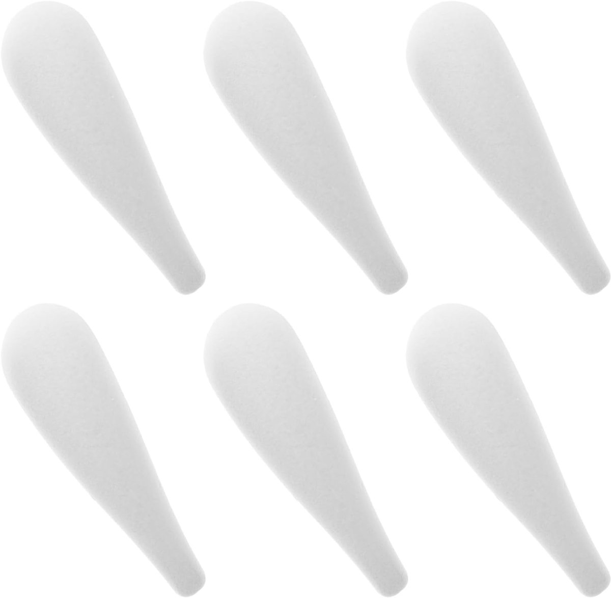 Fluwelen Schouderbeschermers - Hanger Pads - Kleding Beschermen - Antislip Oppervlak - 6 Stuks - Wit