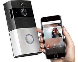 Video Deurbel – Slimme Camera – Huis Beveiligen – Tweeweg Audio – 166 Graden Kijkhoek – Zwart