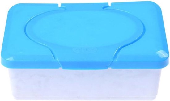 Babydoekjes Houder - Doekjesdispenser Tissue Opberger - Babyverzorging Thuis - Verzwaarde Antislip Basis - 19.5 x 12.5 x 7.5 cm — afbeelding 5
