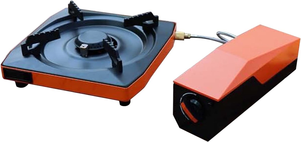 Camping Oven - Outdoor Kooktoestel - Buiten Koken - Automatische Uitschakeling - 39x33x13 cm - Zwart