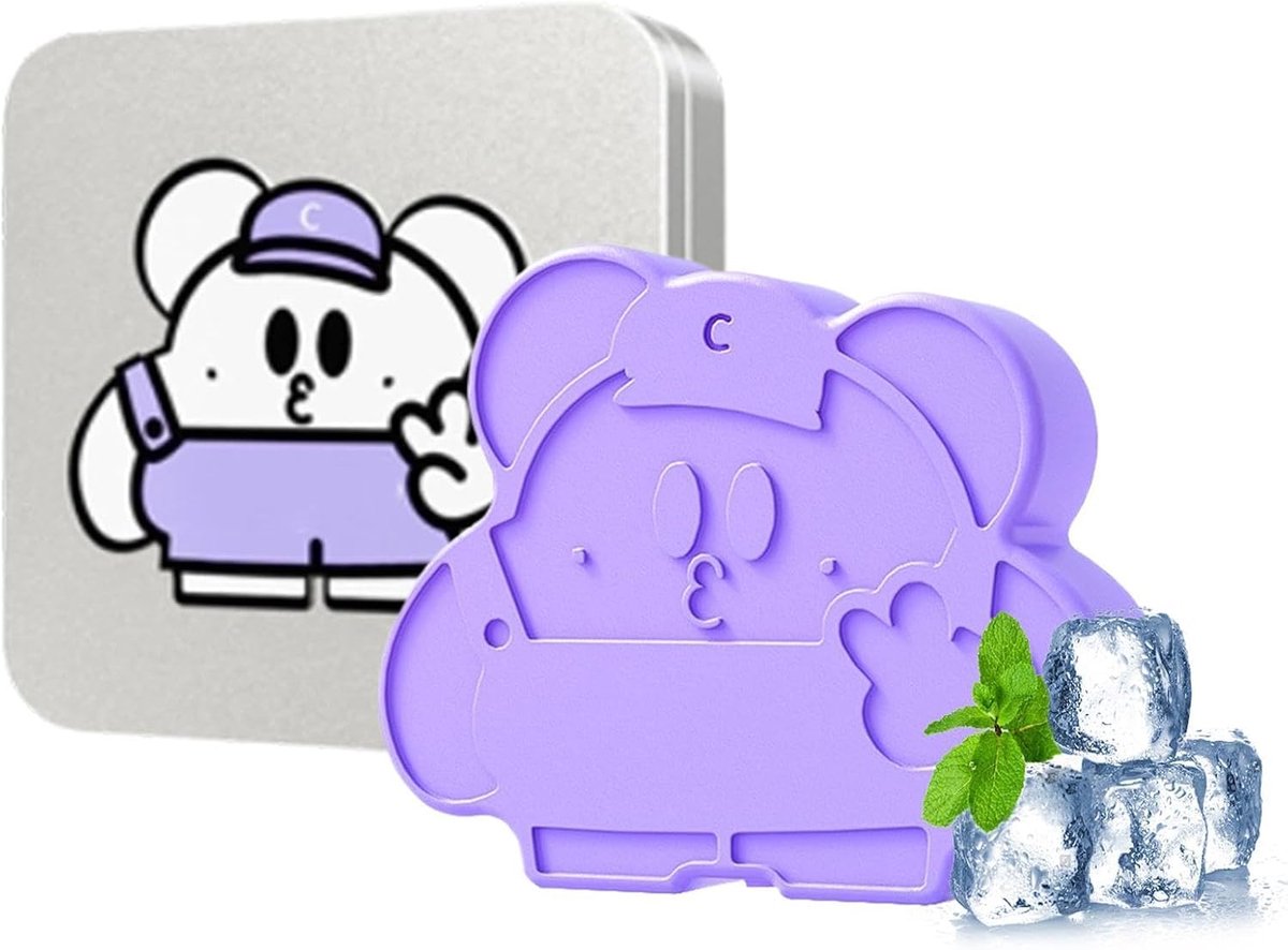 Verkoelend Huisdierbed - Zomerkoeler Schuilplaats - Kleine Dieren Koel - Langdurige Koeling - 15 x 15 x 5 cm - Blauw