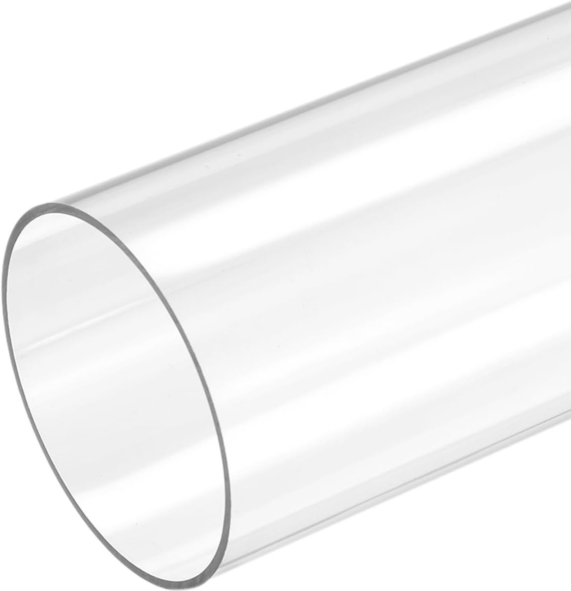 Rijgbuis Polycarbonaat - Transparante Ronde Pijp - Hobby en Modelbouw - Hoge Slagvastheid - 90mm Buitendiameter - Transparant