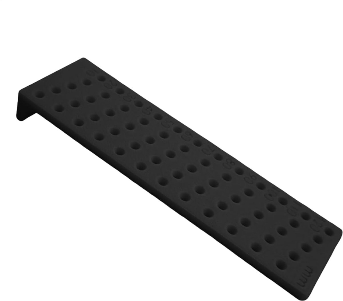 Meetliniaal Houtbewerking - 3D Meetgereedschap - Precisie Markeren - Slijtvaste Materialen - 13 x 4 cm - Zwart