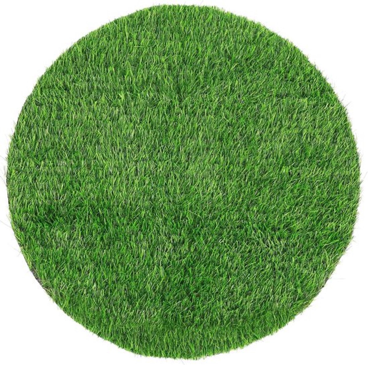 Kunstgras placemats rondborder voor honden - 50 cm