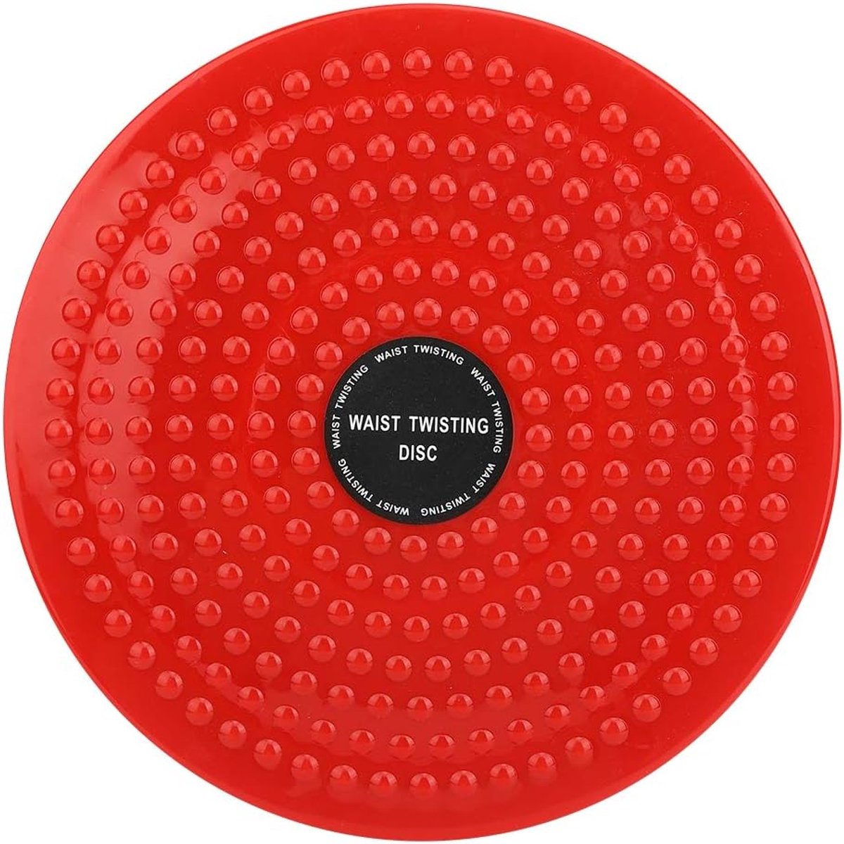 Taille Draai Schijf - Balansbord Fitness - Lichaam Vormgeven - Antislip Bodem - 25 cm Diameter - Rood