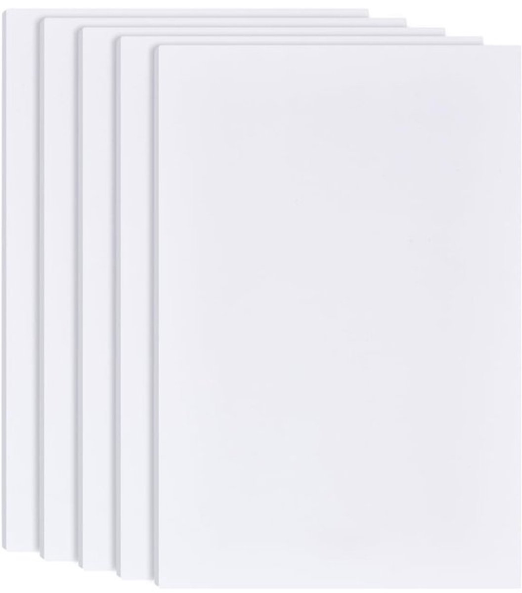 Schuimplaten 5 stukken, 30 x 20 cm, 6 mm dik