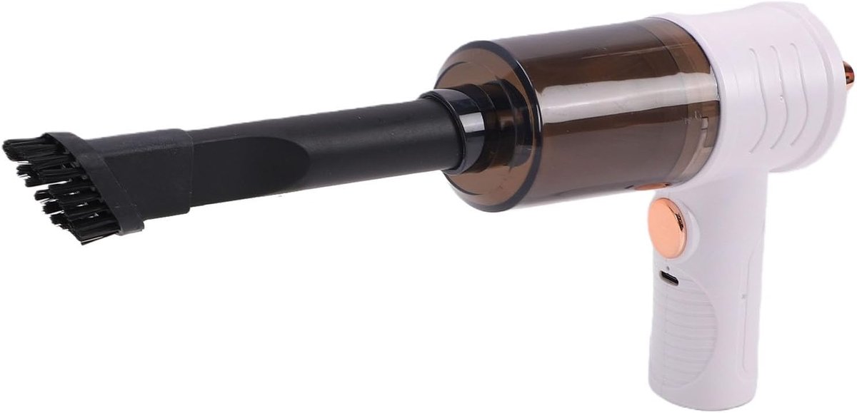 Handstofzuiger - Draadloze reiniger - Snel opruimen - 8000 PA zuigkracht - 17 cm - Zwart