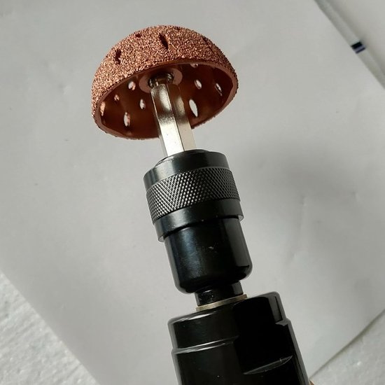 Bandenreparatieset - Bandenslijpkop - Banden Repareren - Multifunctioneel - 2 stuks - Grijs — afbeelding 4