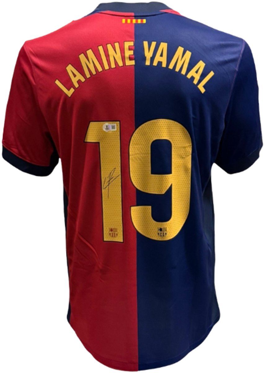 Lamine Yamal gesigneerd FC Barcelona 24/25 Thuis Shirt