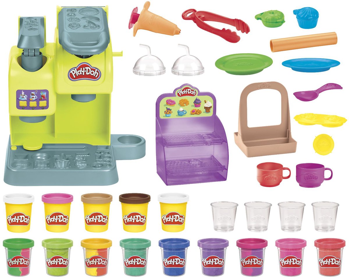 Hasbro Play-Doh regenboog shimmer cafe speelset - creatief speelgoed. — cadeau in Spellen & Speelgoed - foto 2
