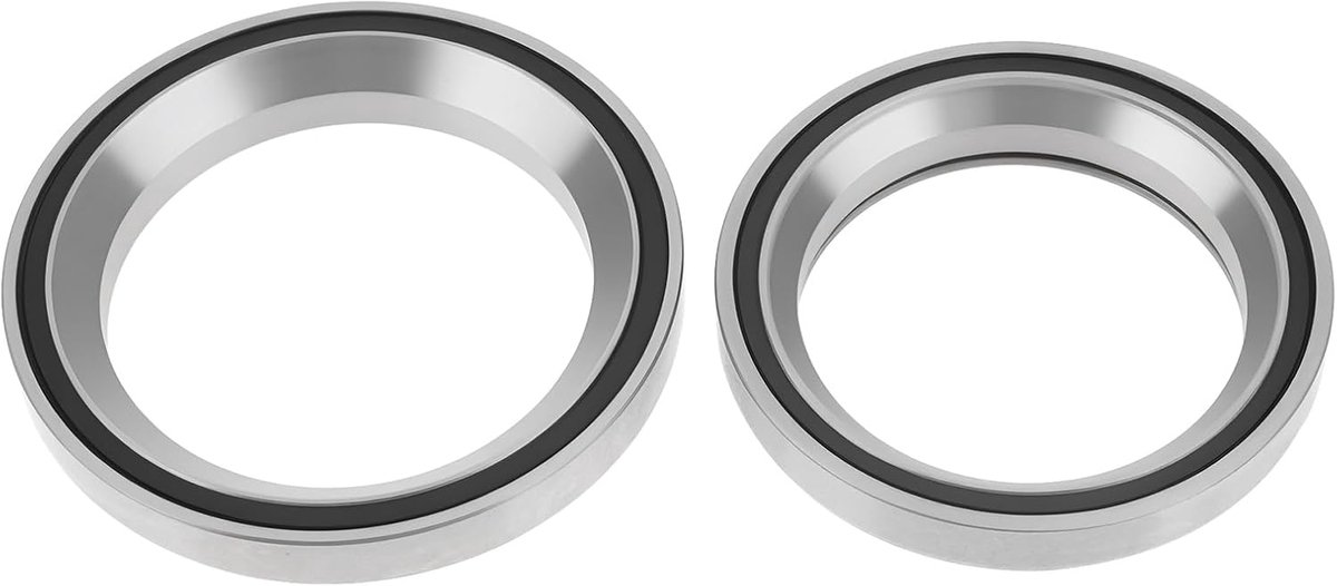 Store 2 stuks taps toelopende headset-lagers voor fiets, 41,8 x 30,5 x 8 mm/46,9 x 34,1 x 7 mm, MH-P08F MH-P22, compatibel met Focus Cayo, compatibel met Mares