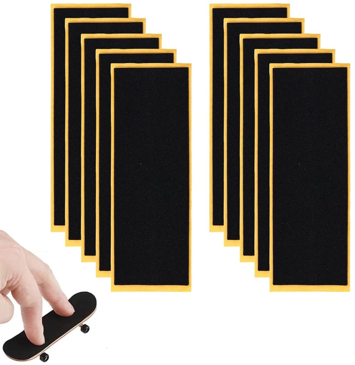 Griptape, zelfklevende griptapes voor mini skateboards, 38 mm x 110 mm vingerboard foam grip tape, voor training, spel en wedstrijd