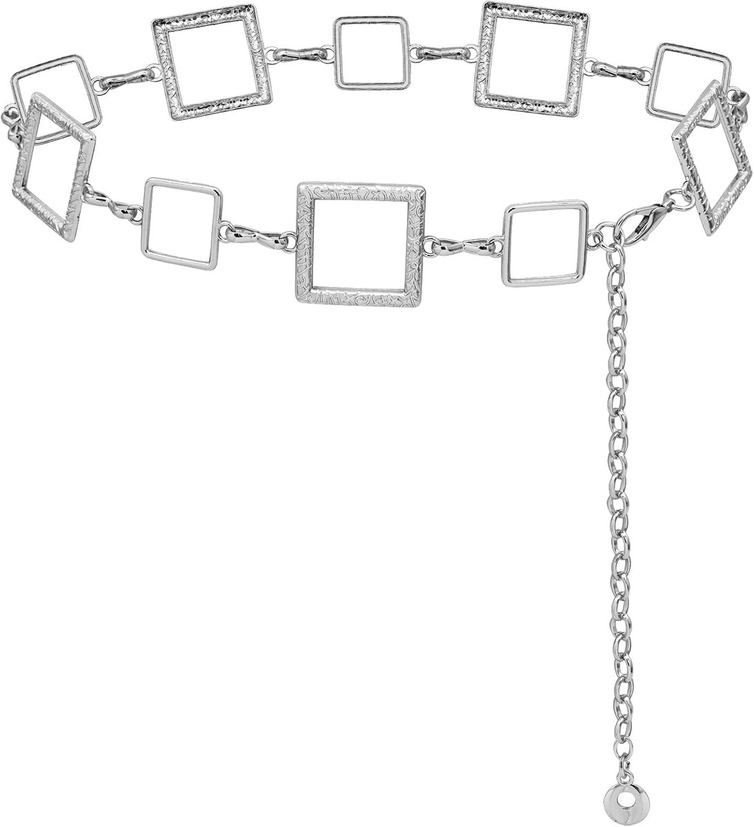 Metalen taille ketting voor vrouwen lichaam buik riem ketting riem voor jurk vest jeans