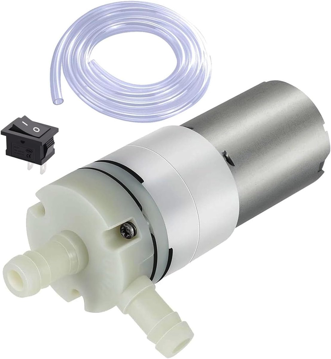 Membraan waterpomp 370 12 V mini elektrische waterpomp zelfaanzuigende pomp DC 12 V voor thee machine voor aquarium, vis tank fontein