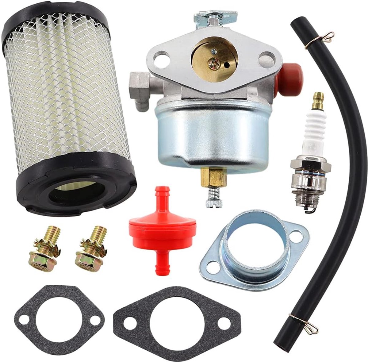 Carburateur met afdichting luchtfilter voor Tecumseh 632795 632795A 633014 motormodellen LAV30, LAV35, LAV40, LAV50, TVS75, TVS90, TVS100, TVS105, TVS115, TVS120, TVXL155 TVXL90. TVXL105,