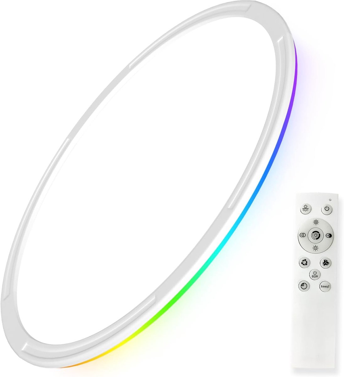 30W RGB Dimbare LED Plafondlamp Met Afstandsbediening, 3000K/4500K/6500K, Instelbare Kleurtemperatuur, Platte Ronde Waterdicht IP54, Modern Voor Woonkamer Badkamer Hal