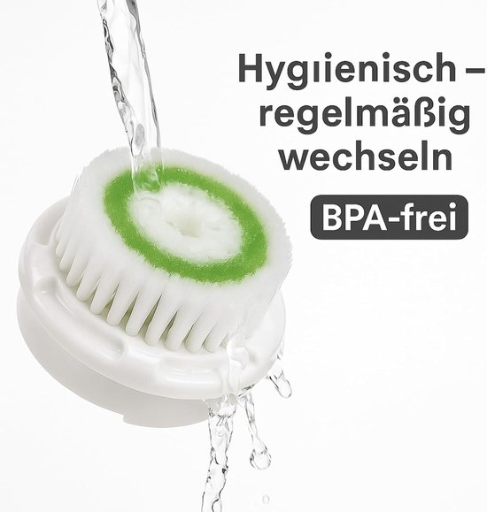 Vervangende borstelkoppen voor Clariso-nic MIA & MIA 2 PRO PLUS gezichtsmassageapparaat, gezichtsreiniger, borstelkop voor verzorging van de poriën — afbeelding 2