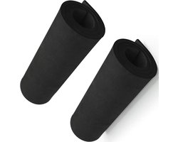 Pakket van 2 zwarte Eva-schuim rollenspel rolvellen, premium Eva Craft Foam 6 mm dik, 35,3 x 124 cm, hoge dichtheid 86 kg / m3 voor rollenspelkostuum, handwerk, doe-het-zelf projecten van Mearcooh