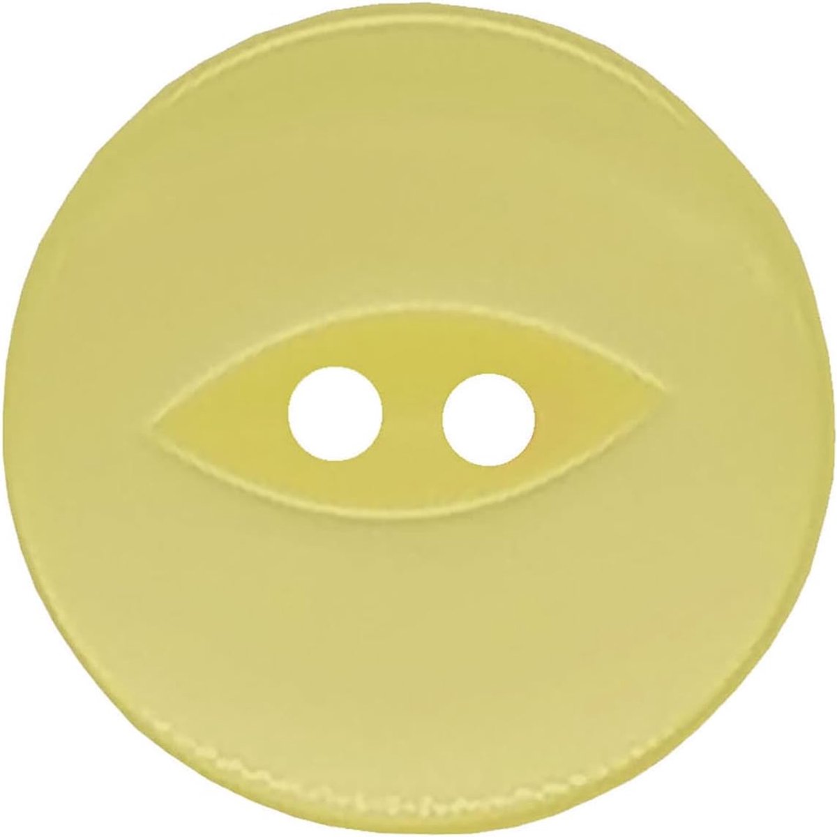 20 stuks ronde acryl vis oog knoppen, baby knoppen, naaien, breien ambachtelijke knoppen - citroen 19 mm/30 Lignes