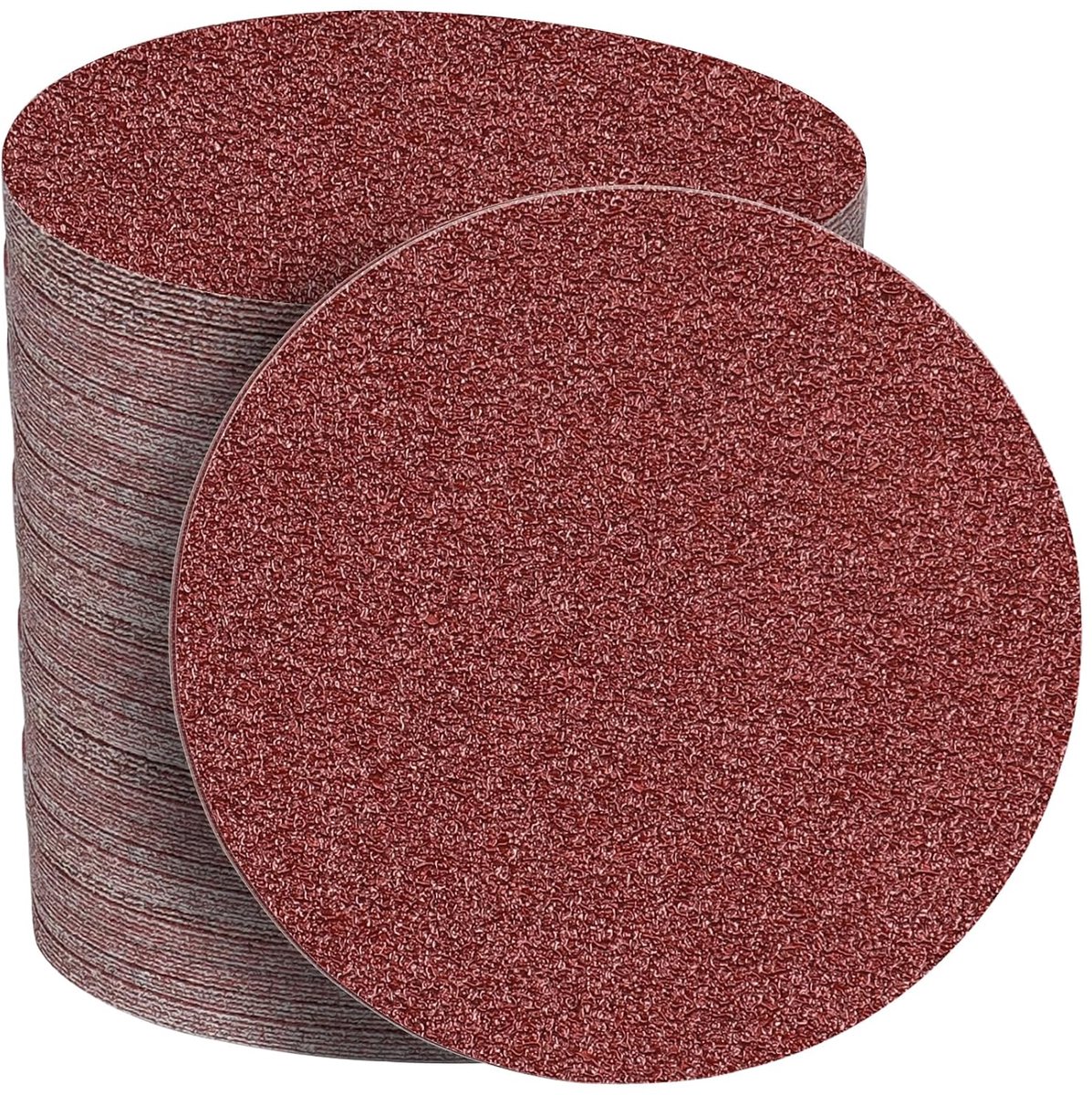 40 Stks Schuurschijven 150mm korrel 40,schuurpapier Pads geen gat voor Excentrische Schuurmachine