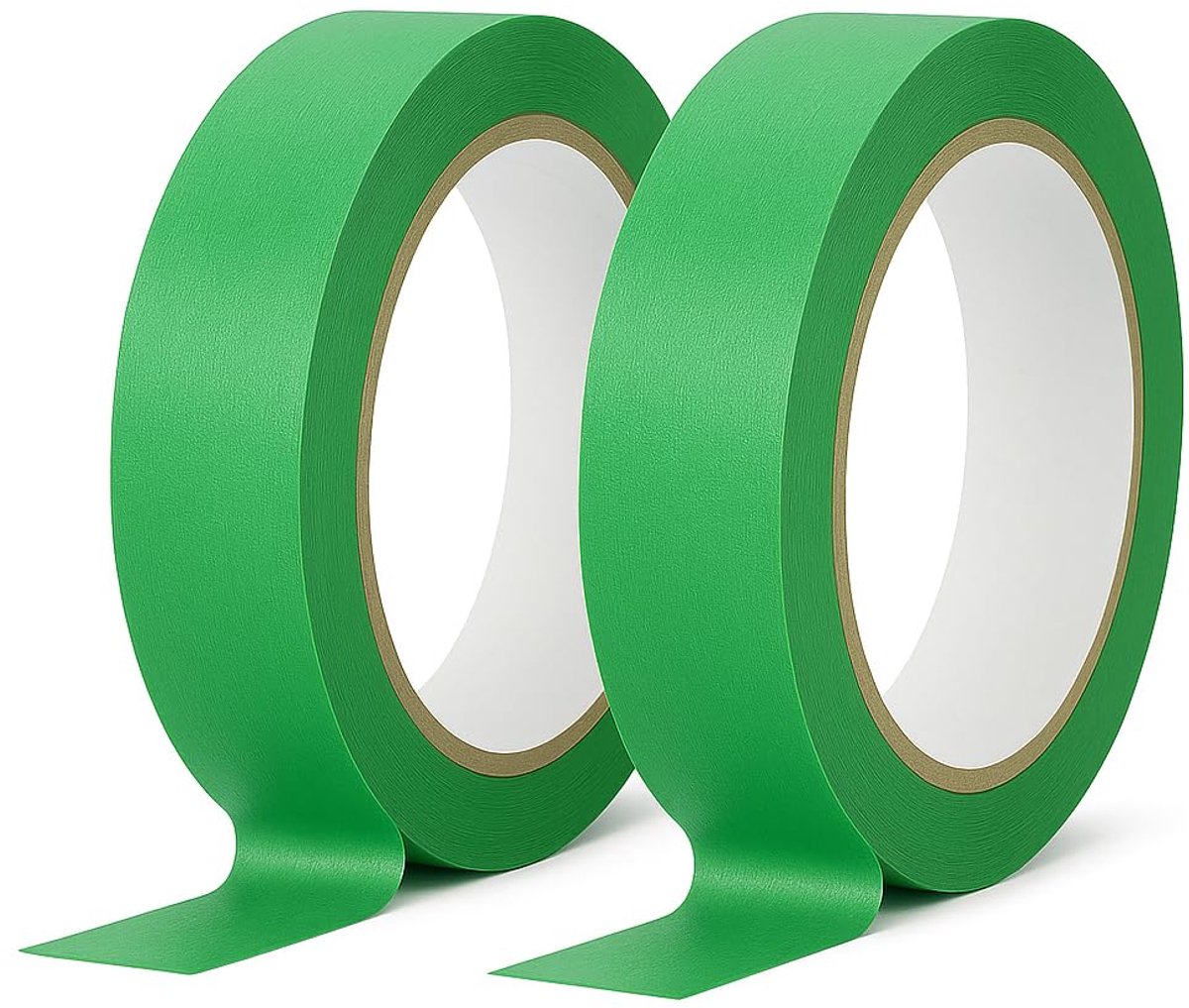48 mm x 50 m premium crêpepapier afdekband voor schilderen, handwerk en