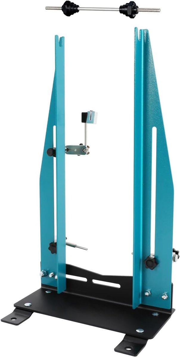 Houder voor fietsbanden van 16 tot 29 inch, instelwielen voor fietsen met stang voor traploze as, koolstofstaal, wielbreedte verstelbaar van 95 tot 155 mm