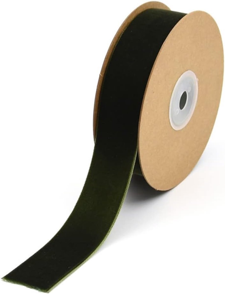 4,6 m/rol 25 mm breed fluwelen lint voor oorbellen lint voor sieraden fluwelen decoratielint voor geschenken decoratief lint voor haardecoraties