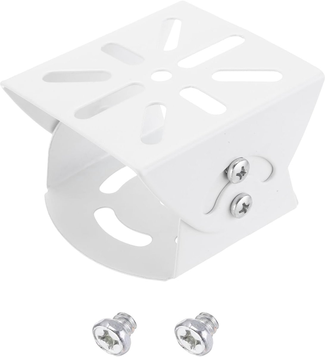 Beveiligingscamera Gezamenlijke Montage 6,5 cm, 1 Pack CCTV IP Camera Installatie Stalen Crossbar Montagebeugel voor Veiligheid, Wit
