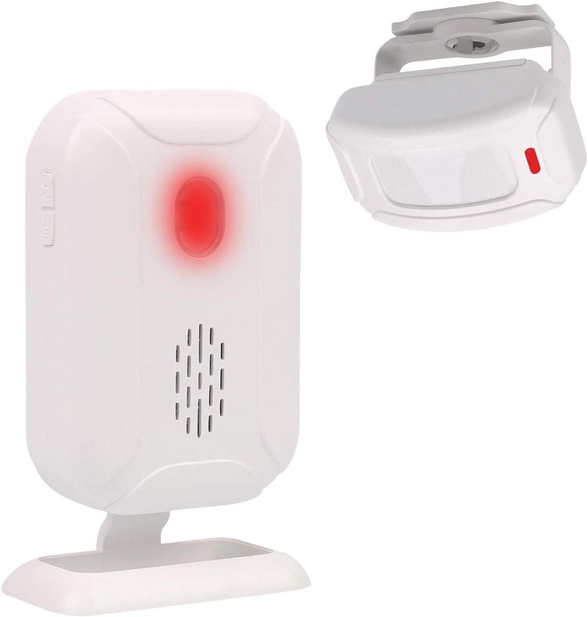 YBQ04 Bewegingsmelder alarm, deurbelalarm voor huisdeur, oprit, thuis, winkel, brievenbus, alarm met 1 sensor en 1 ontvanger