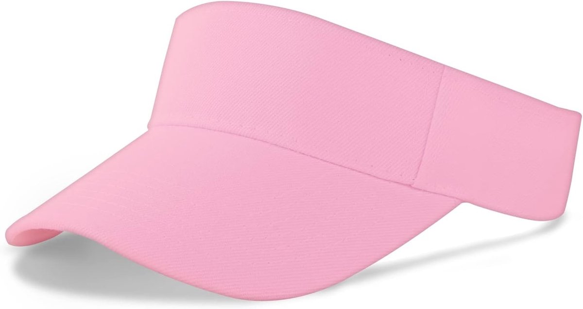 Zonneklep voor Dames, Effen Lege Top Baseballcap Verstelbare Sport Casual Pet, Ademende Paardenstaart Baseball Hoed, Unisex Twill Golf Tennis Zomer Vizier Hoeden voor Buiten