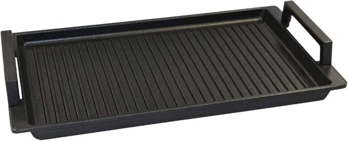 LP1003-3 grillplaat met handgrepen aluminium gietijzer 41 x 24 cm